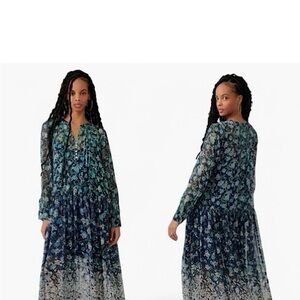 Free People See It Through maxi dress Medium